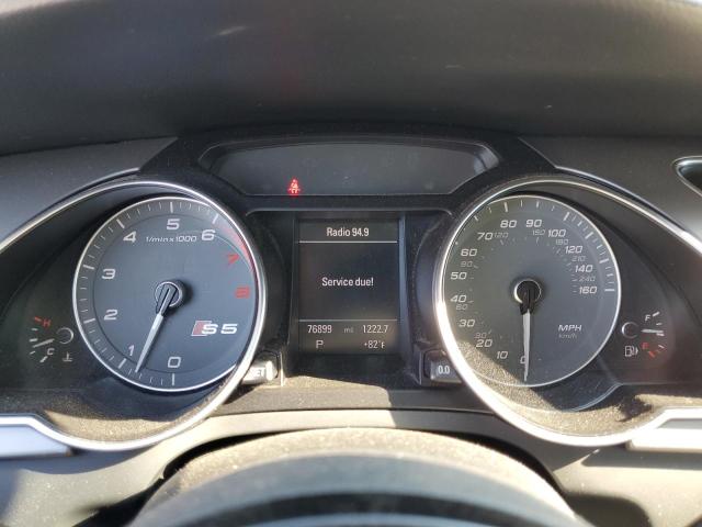 WAUCGAFR3DA017747 - 2013 AUDI S5 PREMIUM PLUS შავი ფოტო 9