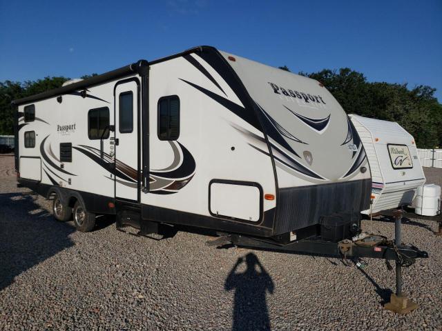 4YDT26725JD416828 - 2018 KEYSTONE PASSPORT თეთრი ფოტო 1