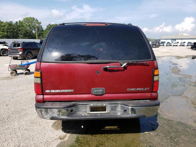 1GNEC16Z74J121205 - 2004 CHEVROLET SUBURBAN C1500 BURGUNDY photo 6