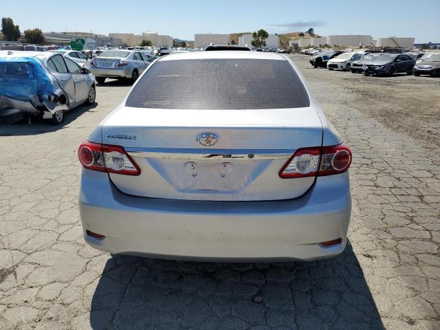 5YFBU4EE6DP218075 - 2013 TOYOTA COROLLA BASE SILVER photo 6