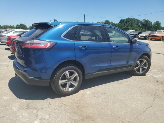 2FMPK4J9XNBB15767 - 2022 FORD EDGE SEL BLUE photo 3