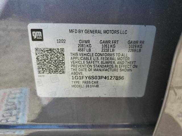 1G1FY6S03P4127856 - 2023 CHEVROLET BOLT EUV LT SILVER photo 13