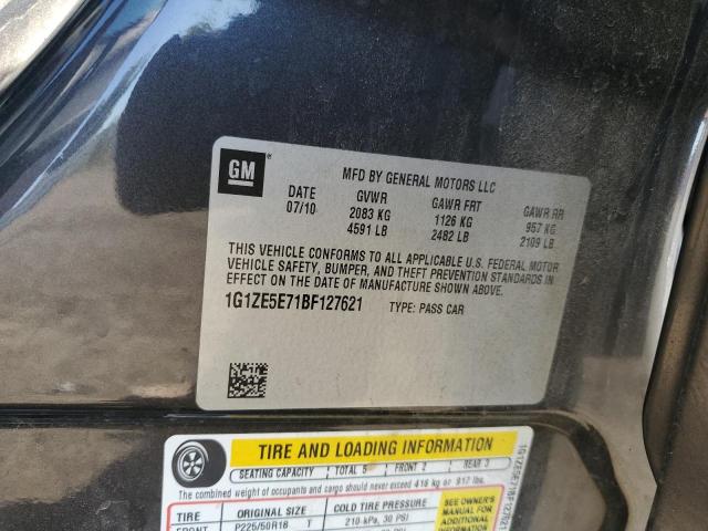 1G1ZE5E71BF127621 - 2011 CHEVROLET MALIBU LTZ Boz foto 12