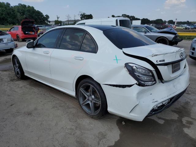 55SWF6GBXFU009963 - 2015 MERCEDES-BENZ C 400 4MATIC WHITE photo 2