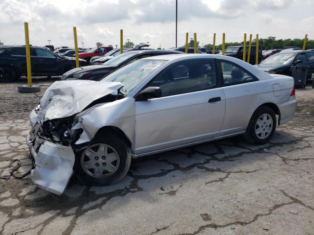 1HGEM22154L023646 - 2004 HONDA CIVIC DX VP SILVER photo 1