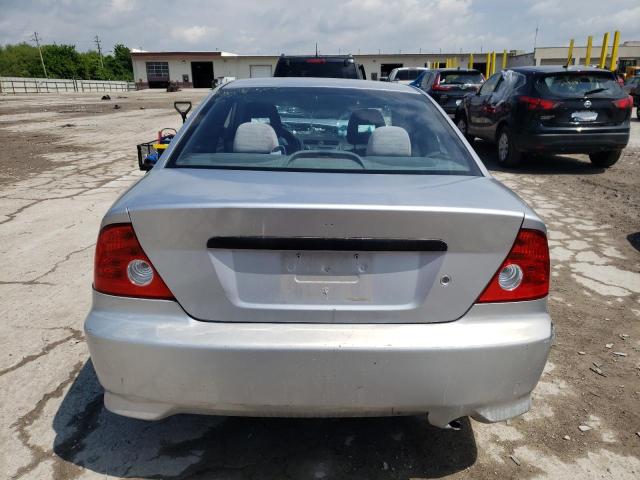 1HGEM22154L023646 - 2004 HONDA CIVIC DX VP SILVER photo 6