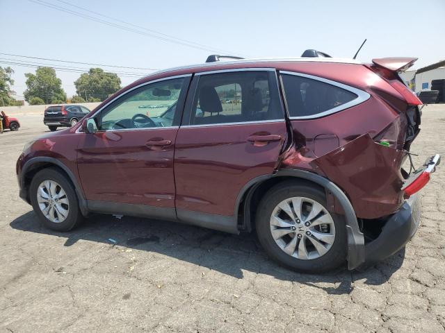 5J6RM4H78DL027868 - 2013 HONDA CR-V EXL BURGUNDY photo 2