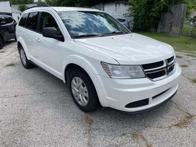 3C4PDCAB1JT241915 - 2018 DODGE JOURNEY SE WHITE photo 1