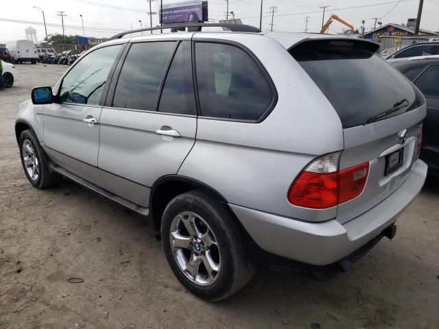 5UXFA13585LU46843 - 2005 BMW X5 3.0I SILVER photo 2