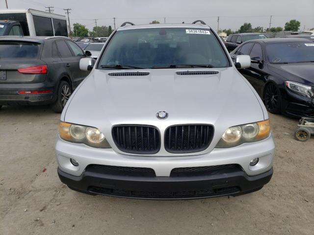 5UXFA13585LU46843 - 2005 BMW X5 3.0I SILVER photo 5