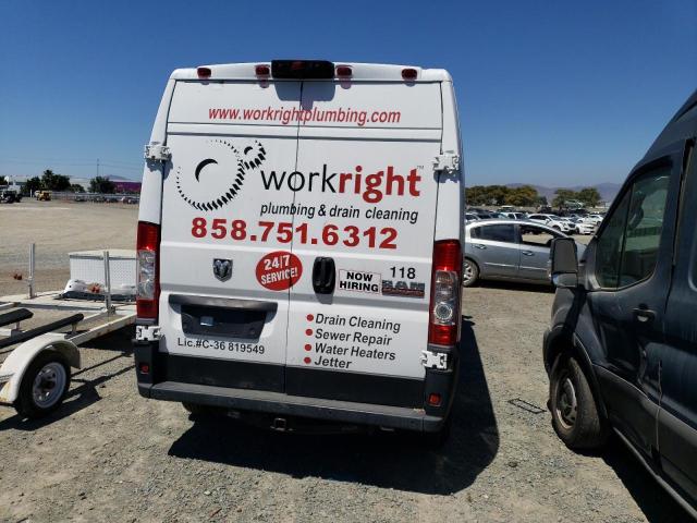 3C6LRVDG7ME512799 - 2021 RAM PROMASTER 2500 HIGH WHITE photo 10