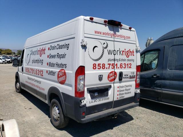 3C6LRVDG7ME512799 - 2021 RAM PROMASTER 2500 HIGH WHITE photo 2