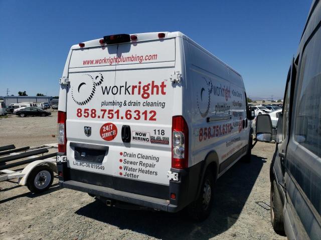 3C6LRVDG7ME512799 - 2021 RAM PROMASTER 2500 HIGH WHITE photo 3