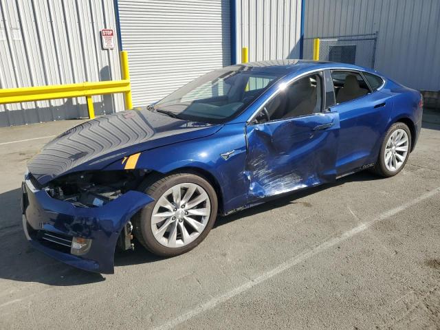 5YJSA1E25GF172056 - 2016 TESLA MODEL S BLUE photo 1