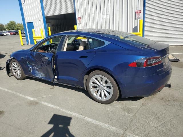 5YJSA1E25GF172056 - 2016 TESLA MODEL S BLUE photo 2