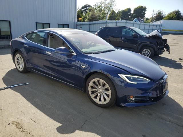 5YJSA1E25GF172056 - 2016 TESLA MODEL S BLUE photo 4