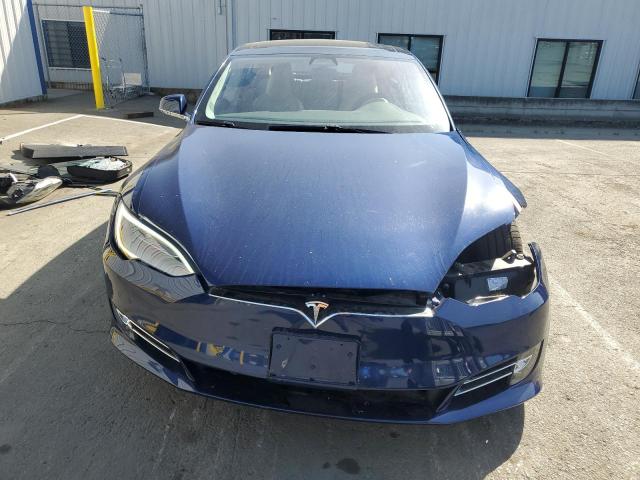 5YJSA1E25GF172056 - 2016 TESLA MODEL S BLUE photo 5