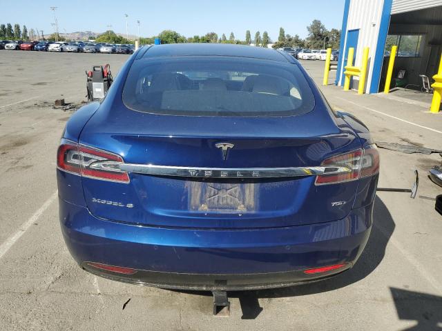 5YJSA1E25GF172056 - 2016 TESLA MODEL S BLUE photo 6