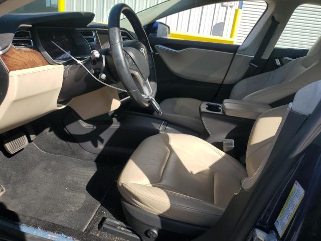 5YJSA1E25GF172056 - 2016 TESLA MODEL S BLUE photo 7