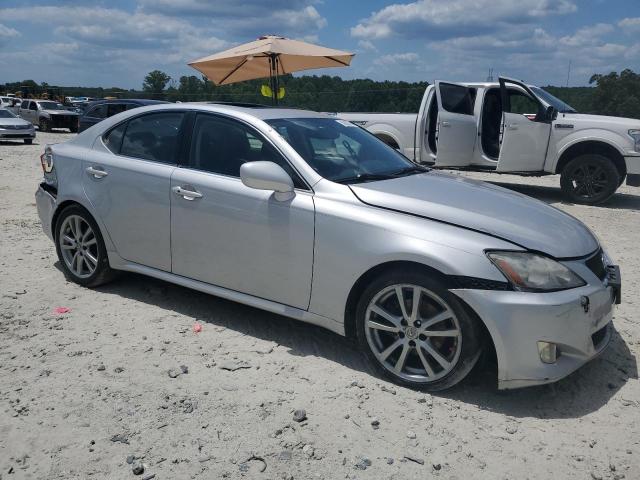 JTHBK262082071740 - 2008 LEXUS IS 250 SILVER photo 4