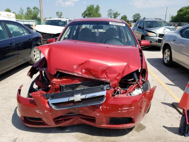 KL1TD5DE1BB129240 - 2011 CHEVROLET AVEO LS 红色 照片 5