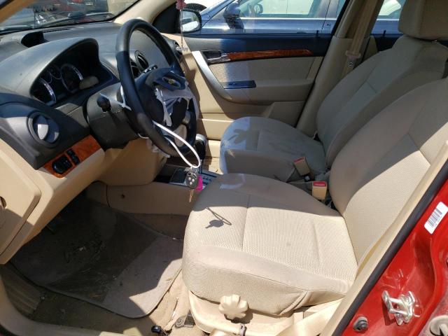 KL1TD5DE1BB129240 - 2011 CHEVROLET AVEO LS 红色 照片 7