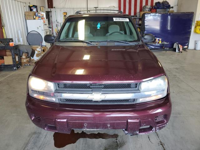 1GNDT13S062347375 - 2006 CHEVROLET TRAILBLAZE LS BURGUNDY photo 5