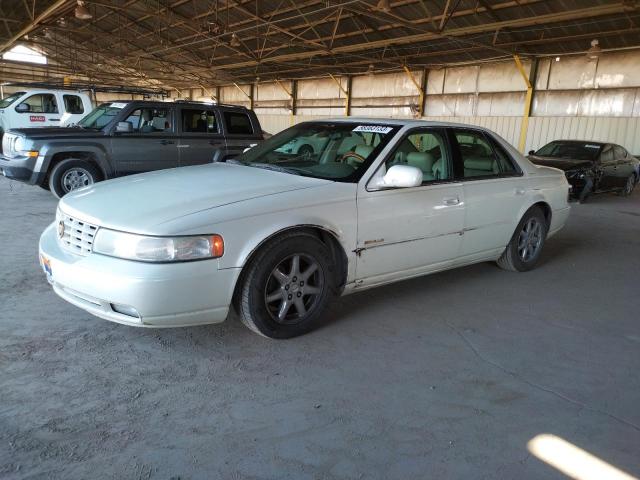 1G6KY5494YU140468 - 2000 CADILLAC SEVILLE STS WHITE photo 1