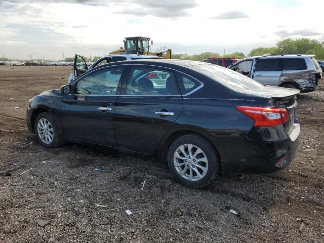 3N1AB7AP3KY313509 - 2019 NISSAN SENTRA S BLACK photo 2