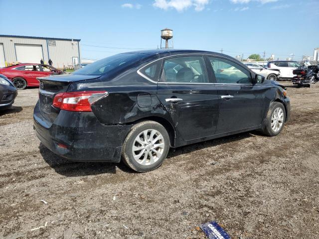 3N1AB7AP3KY313509 - 2019 NISSAN SENTRA S BLACK photo 3