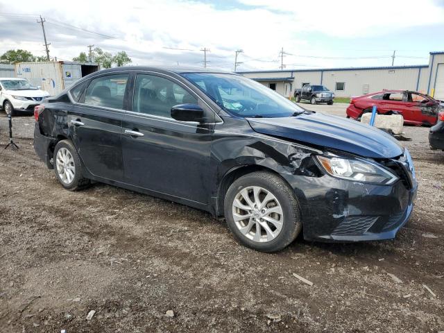 3N1AB7AP3KY313509 - 2019 NISSAN SENTRA S BLACK photo 4