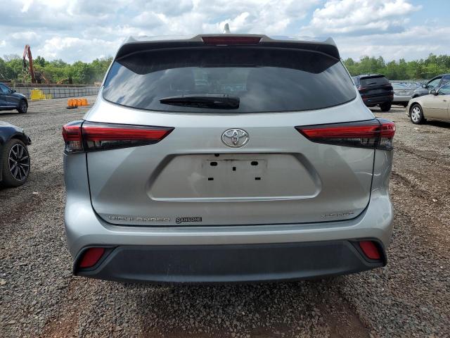 5TDGZRBH9MS559240 - 2021 TOYOTA HIGHLANDER XLE SILVER photo 6