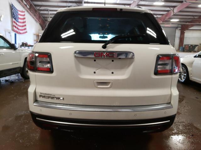 1GKKRSKD8EJ313751 - 2014 GMC ACADIA SLT-2 WHITE photo 6