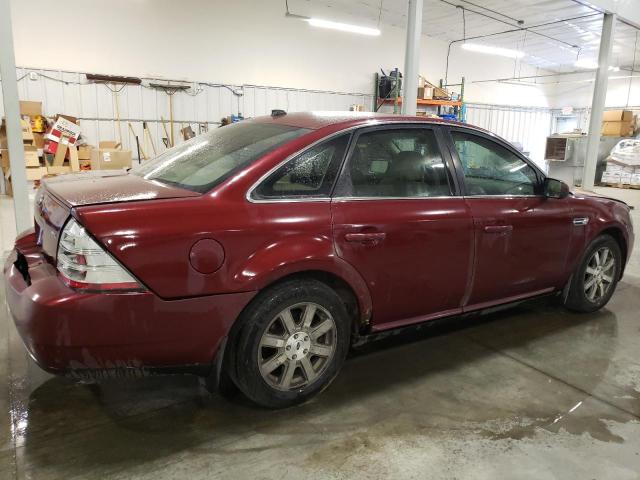 1FAHP24W08G157738 - 2008 FORD TAURUS SEL MAROON photo 3