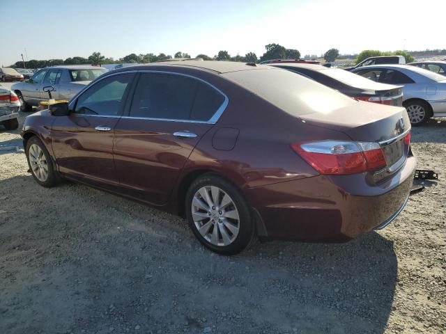 1HGCR2F89FA153766 - 2015 HONDA ACCORD EXL BURGUNDY photo 2