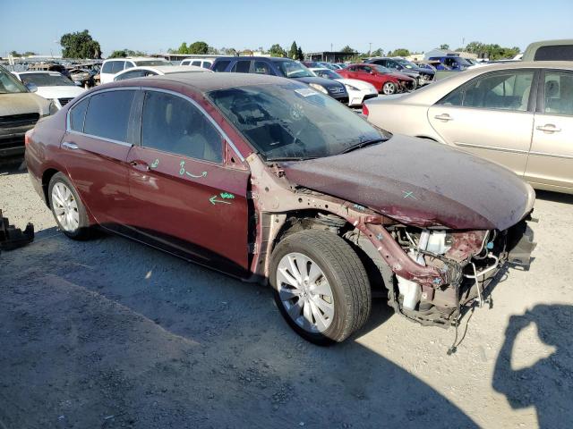 1HGCR2F89FA153766 - 2015 HONDA ACCORD EXL BURGUNDY photo 4