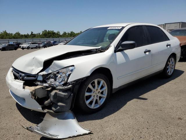 1HGCM56125A001569 - 2005 HONDA ACCORD DX WHITE photo 1