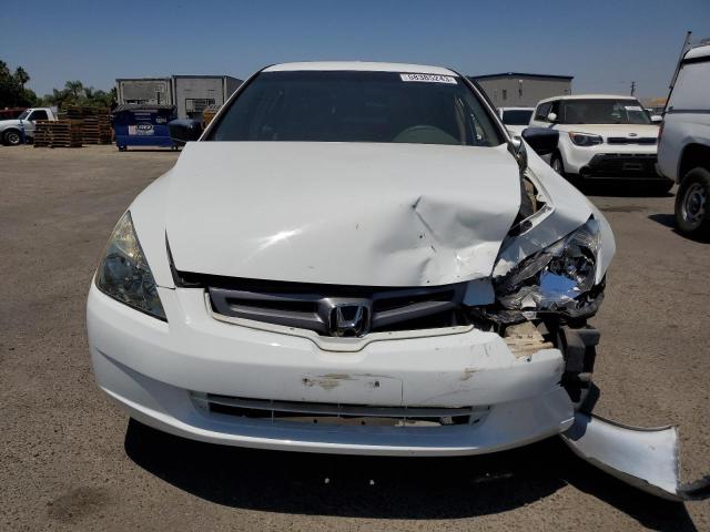 1HGCM56125A001569 - 2005 HONDA ACCORD DX WHITE photo 5