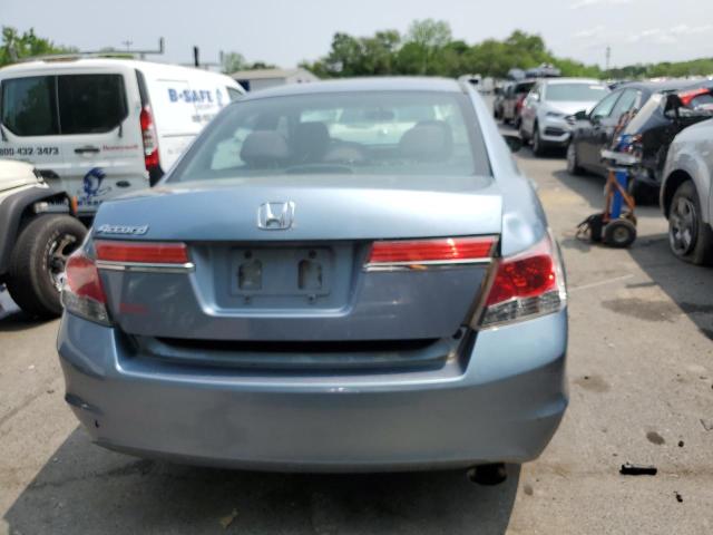 1HGCP2F31CA129371 - 2012 HONDA ACCORD LX BLUE photo 6