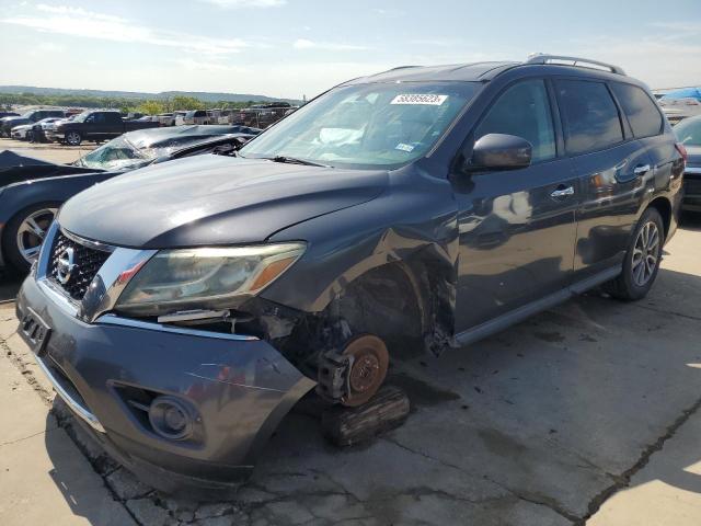 5N1AR2MN8EC645802 - 2014 NISSAN PATHFINDER S GRAY photo 1