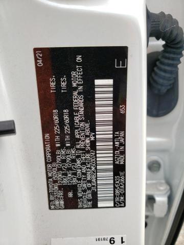 JTJGARBZ2M5030747 - 2021 LEXUS NX 300 BASE თეთრი ფოტო 13