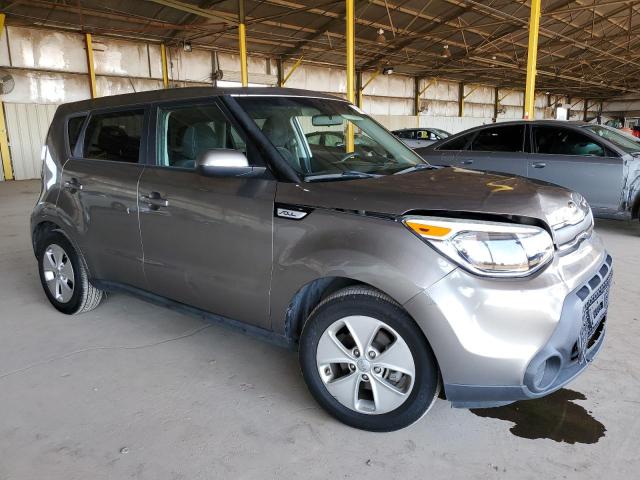 KNDJN2A26F7132875 - 2015 KIA SOUL GRAY photo 4