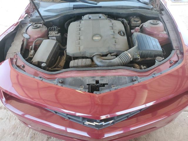 2G1FC1ED6B9157780 - 2011 CHEVROLET CAMARO LT RED photo 11