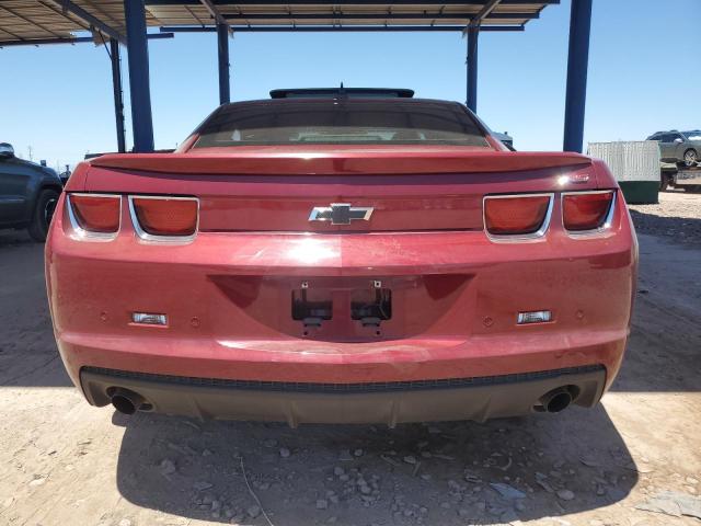 2G1FC1ED6B9157780 - 2011 CHEVROLET CAMARO LT RED photo 6