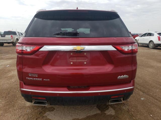 1GNEVJKW0KJ299900 - 2019 CHEVROLET TRAVERSE HIGH COUNTRY RED photo 6