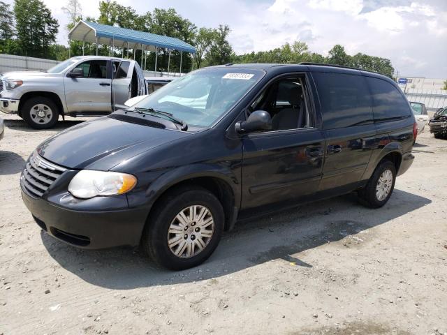 2A4GP44R37R362392 - 2007 CHRYSLER TOWN & COU LX BLACK photo 1