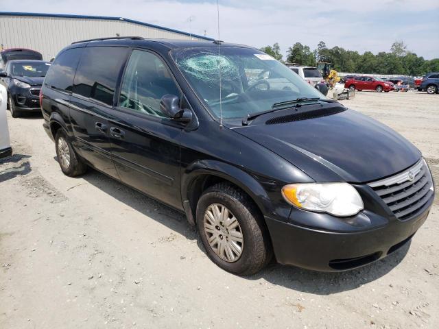 2A4GP44R37R362392 - 2007 CHRYSLER TOWN & COU LX BLACK photo 4