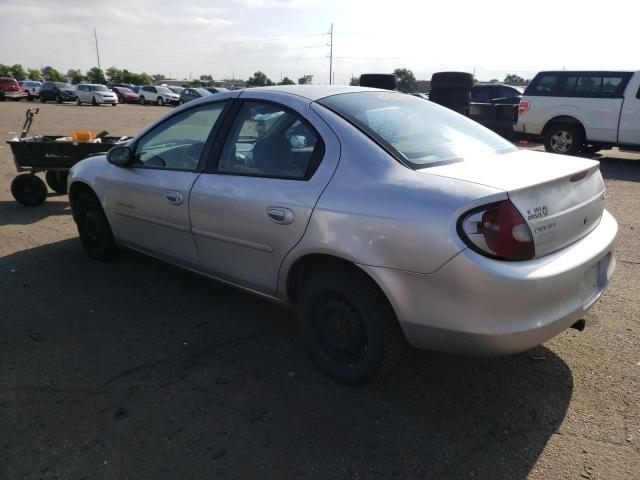 1B3ES46C1YD681123 - 2000 DODGE NEON BASE SILVER photo 2