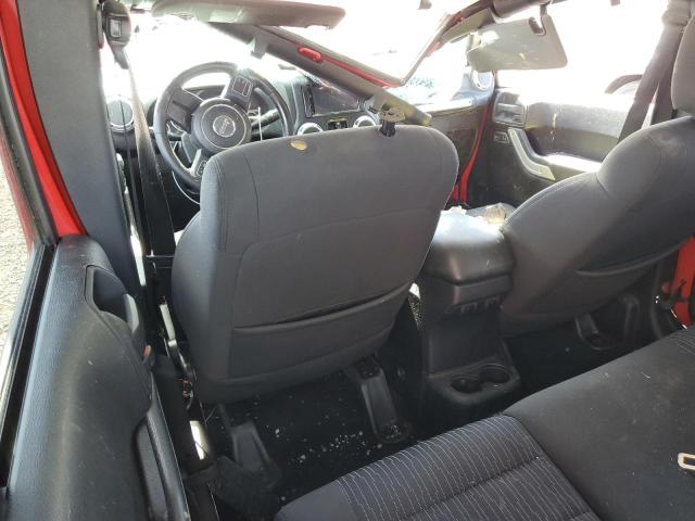 1J4BA5H17BL500863 - 2011 JEEP WRANGLER U SAHARA RED photo 8