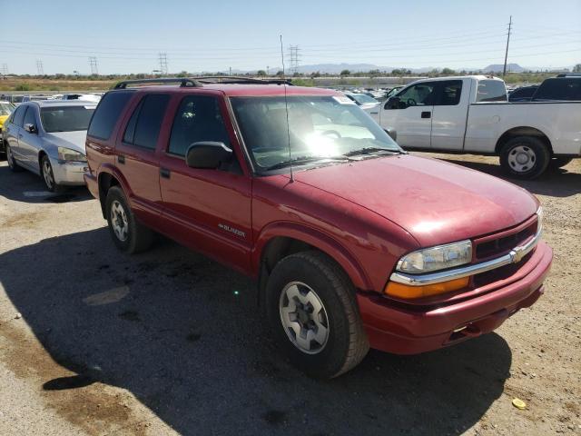 1GNDT13W92K143591 - 2002 CHEVROLET BLAZER RED photo 4